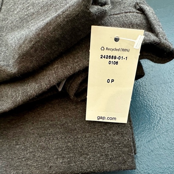 Gap Wide Leg Knit Pants in Dark Grey size 0P - Picture 9 of 10